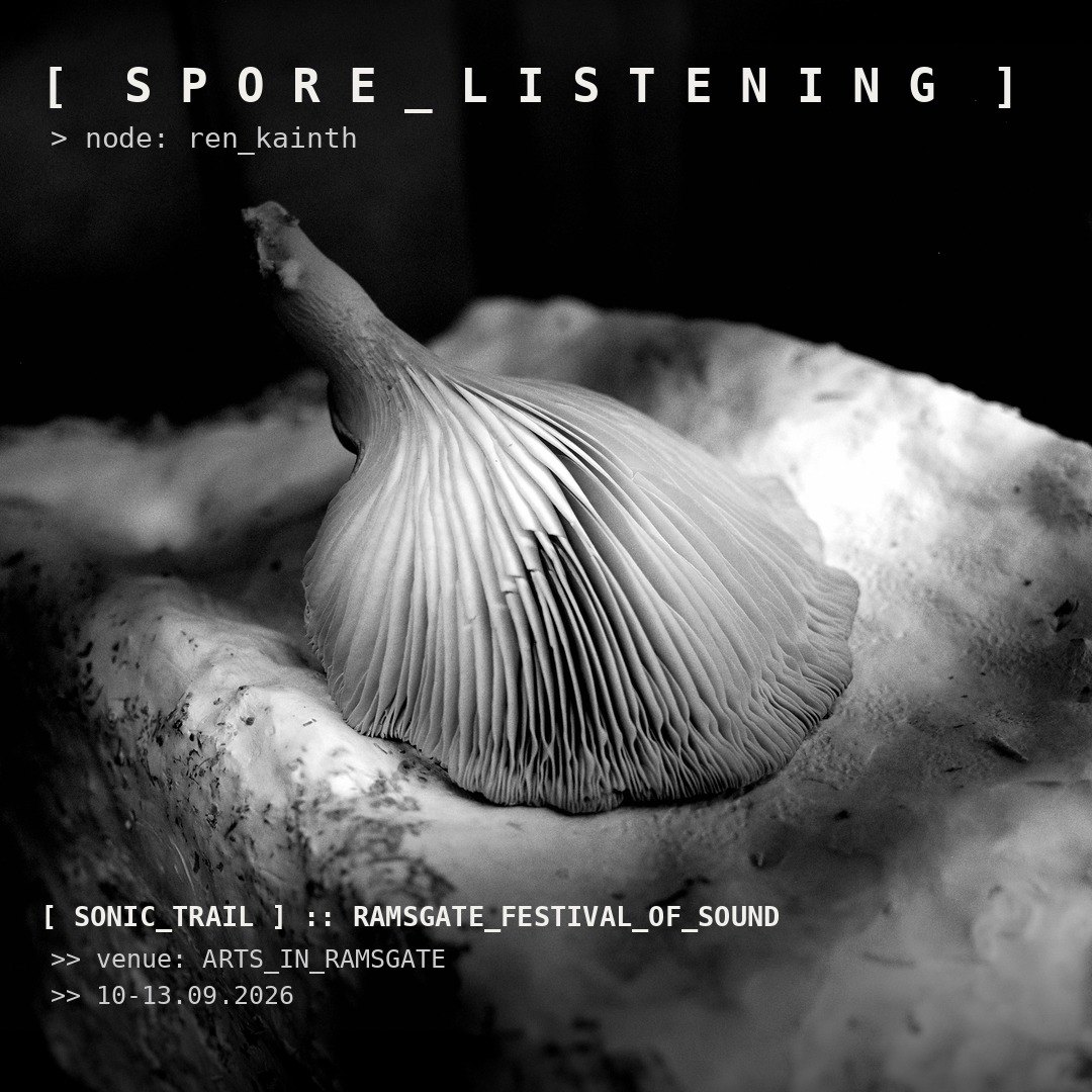Spore Listening poster, Sonic Trail, Ramsgate Festival of Sound